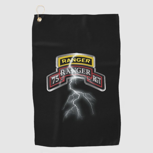 Serviette De Golf 75e régiment de rangers  (Devant)