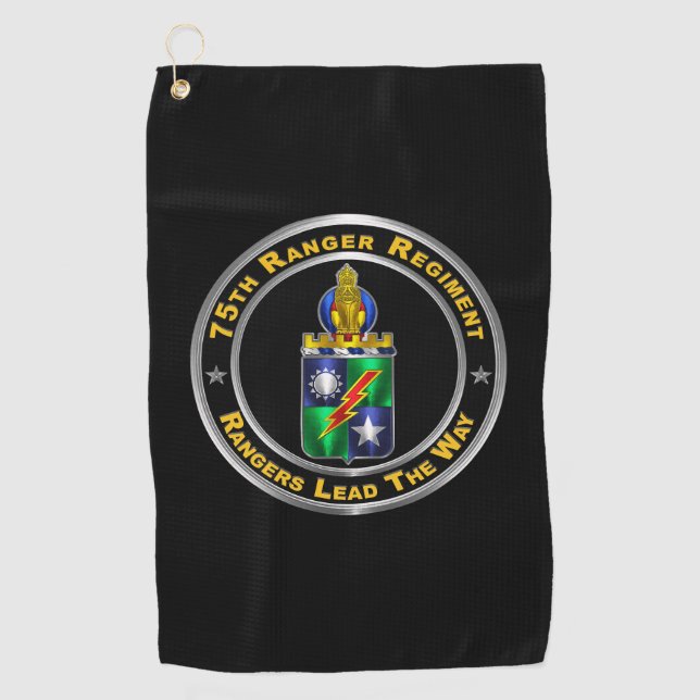 Serviette De Golf 75e régiment de rangers  (Devant)