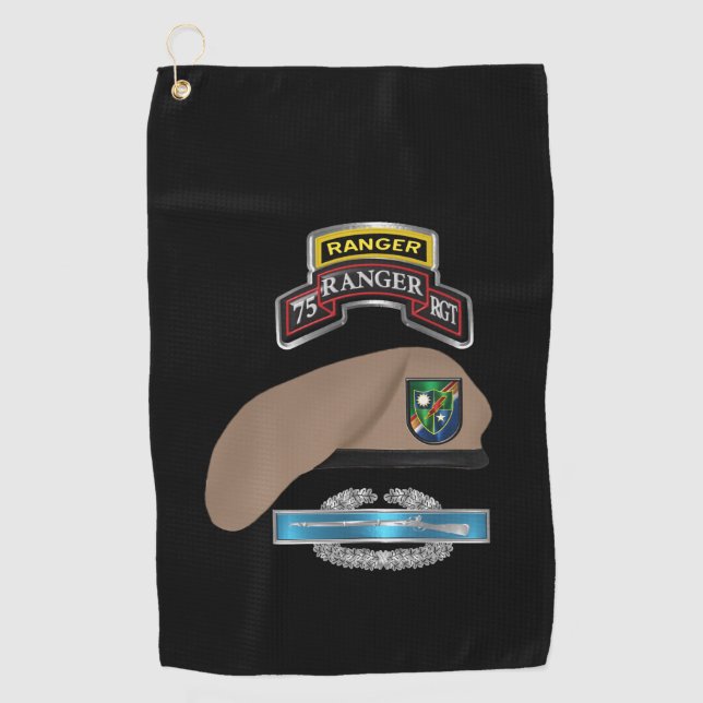 Serviette De Golf 75e régiment de rangers  (Devant)