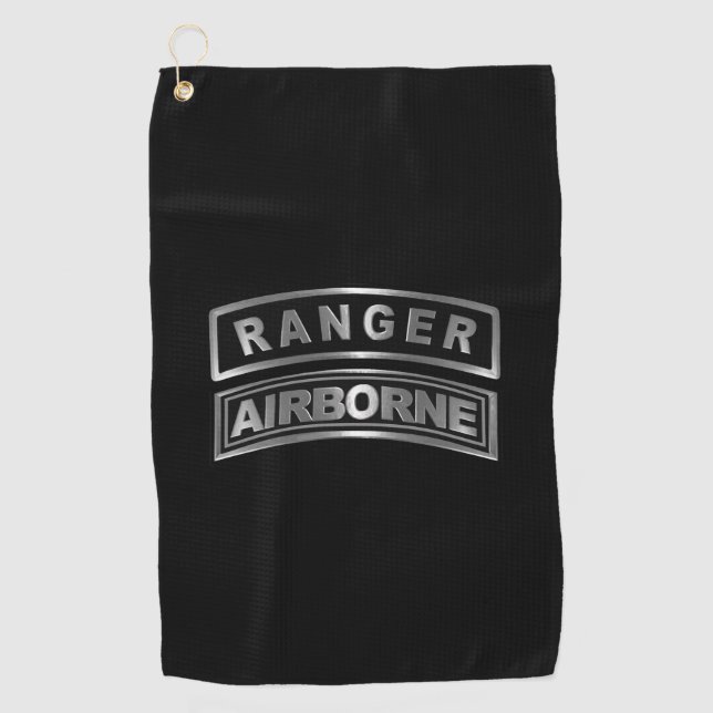 Serviette De Golf 75e régiment de Rangers (Devant)
