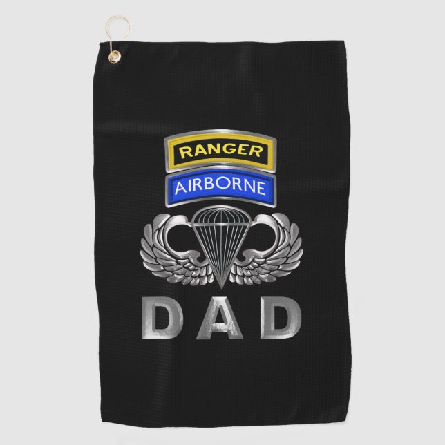 Serviette De Golf 75e Régiment de Rangers DAD (Devant)