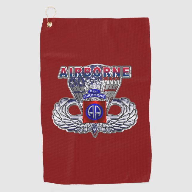 Serviette De Golf 82e division aéroportée  (Devant)