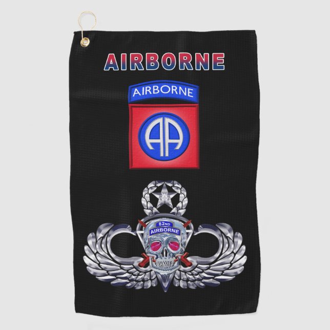 Serviette De Golf 82e division aéroportée (Devant)