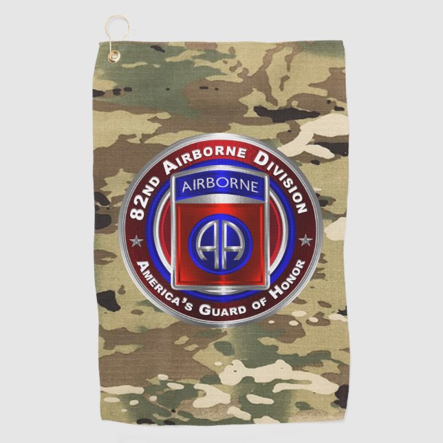 Serviette De Golf 82ème division aéroportée  (Devant)