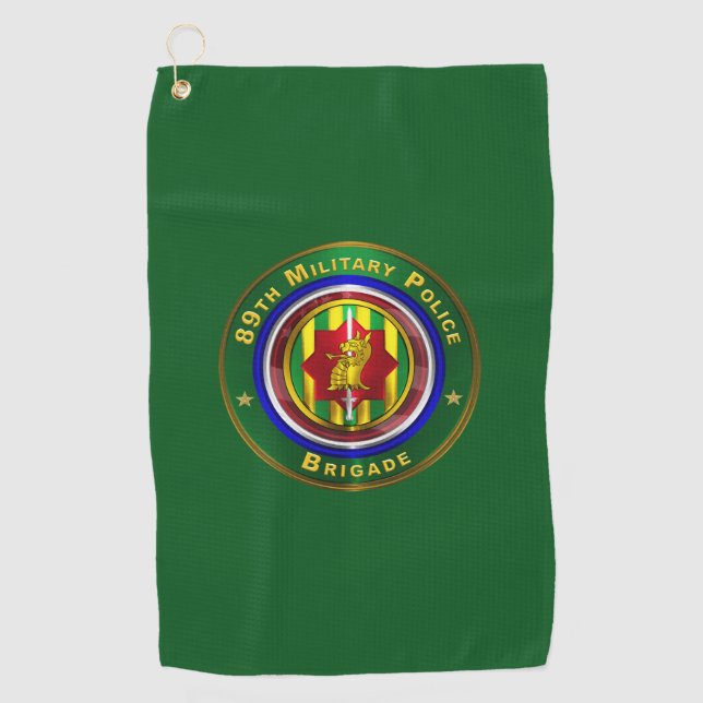 Serviette De Golf 89e brigade de police militaire (Devant)