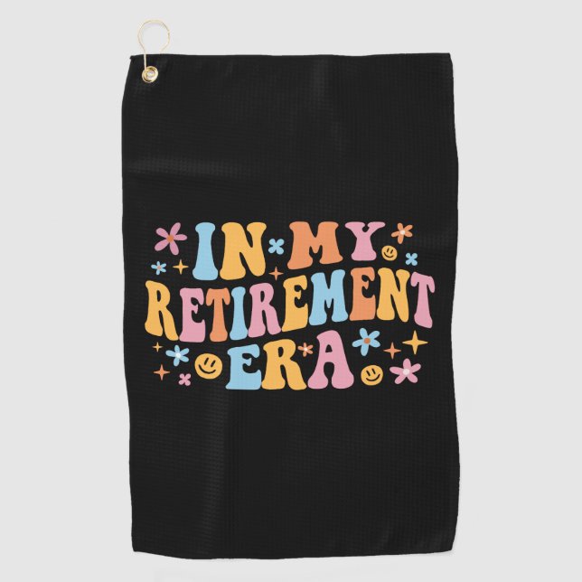 Serviette De Golf A L'Ère De La Retraite I (Devant)