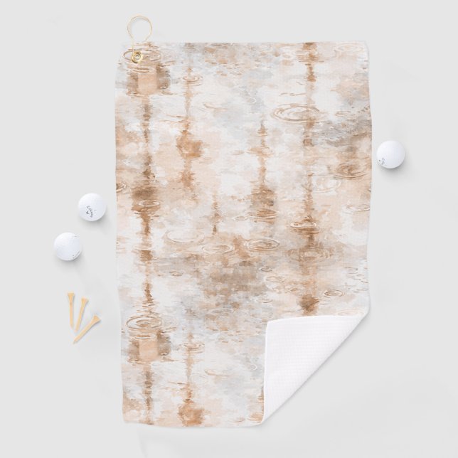 Serviette De Golf Abstrait Jour Pluvieux   (En situation)