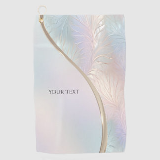 Serviette de golf Abstraite moderne Iridescente