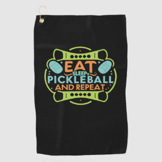 Serviette De Golf Ace Court avec Pickleball