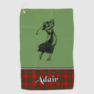 Serviette De Golf Adair Tartan Golf Towel Her