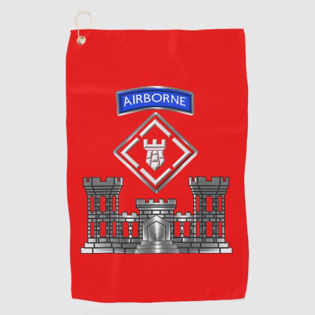 Serviette de golf aéroportée de la 20e brigade du  (Devant)