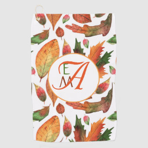 Serviette De Golf Affaire Orange Green Decor