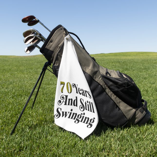 Serviette De Golf Âge personnalisé et toujours changeant (Vert)