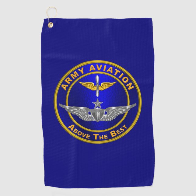 Serviette De Golf Ailes supérieures de l'aviation (Devant)