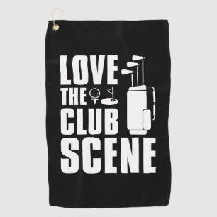 Serviette De Golf Aimer La Scène Club