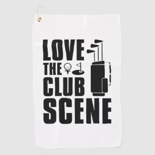 Serviette De Golf Aimer La Scène Club