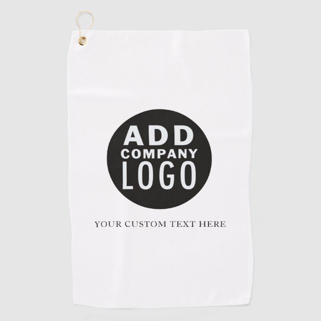 Serviette De Golf Ajouter Un Logo Promouvoir Votre Entreprise (Devant)