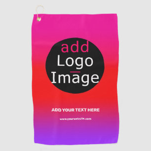 Serviette De Golf Ajouter Votre Logo Entreprise Personnalisable Mage