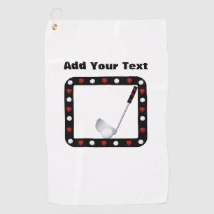 Serviette De Golf Ajouter Votre Texte Golf Towel