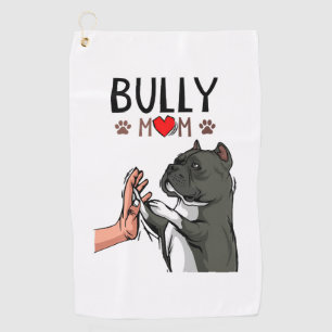 Serviette De Golf American Bully Mama Cute Dog Mama Funny Women