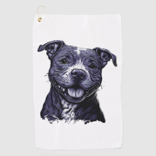 Serviette De Golf American Staffordshire Terrier