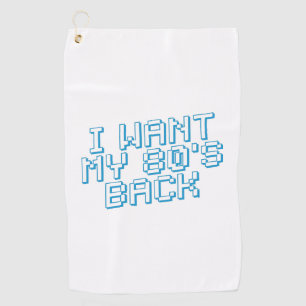 Serviette De Golf Amour des années 80