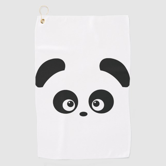 Serviette De Golf Amour Panda® (Devant)