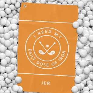 Serviette De Golf Amusants Golf Humour Golf Iron Sports Équipement O