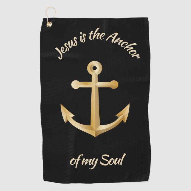 Serviette De Golf Ancre (Devant)