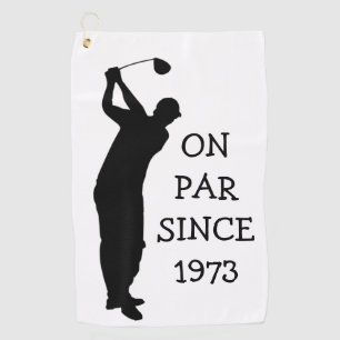 Serviette De Golf Anniversaire Golfer Funny 50e heureux Papa Par Hum
