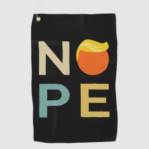 Serviette De Golf Anti-Trump - Nope Edition III