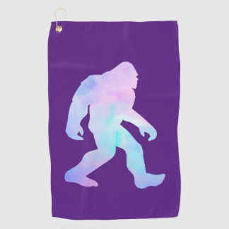 Serviette De Golf Aquarelle Bigfoot
