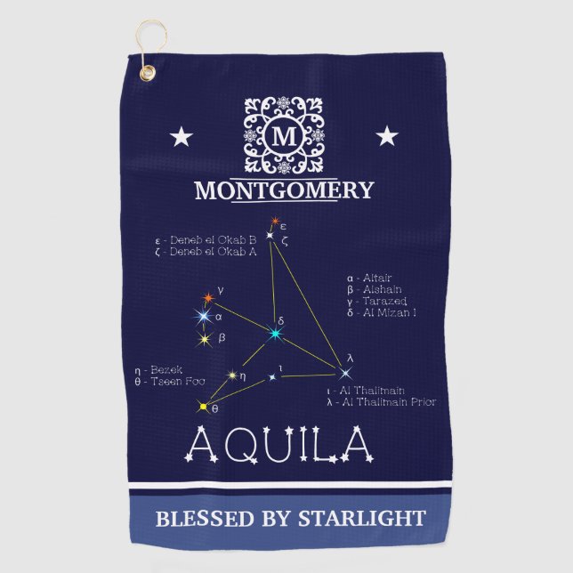 Serviette De Golf Aquila (Devant)