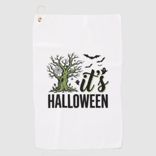 Serviette De Golf Arbre d'Halloween C'est Halloween Vintage Épouvant