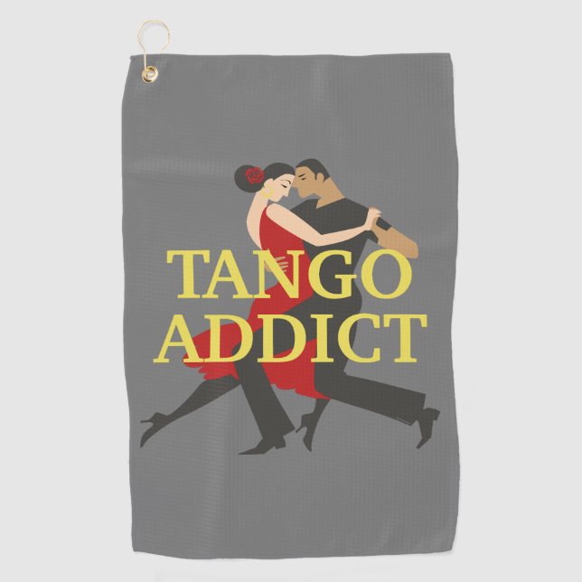 Serviette De Golf Argentine Tango Addict Dance Couple (Devant)
