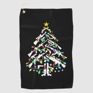 Serviette De Golf Armes de Noël Ornement