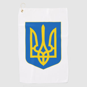 Serviette De Golf Armoiries de l'Ukraine