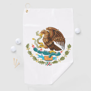 Serviette De Golf Armoiries du Mexique - Drapeau du Mexique
