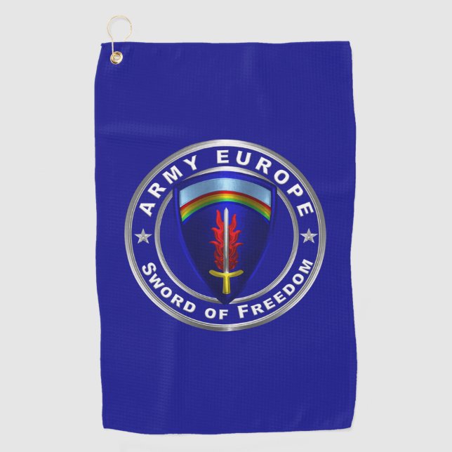 Serviette De Golf Army Europe USAREUR (Devant)