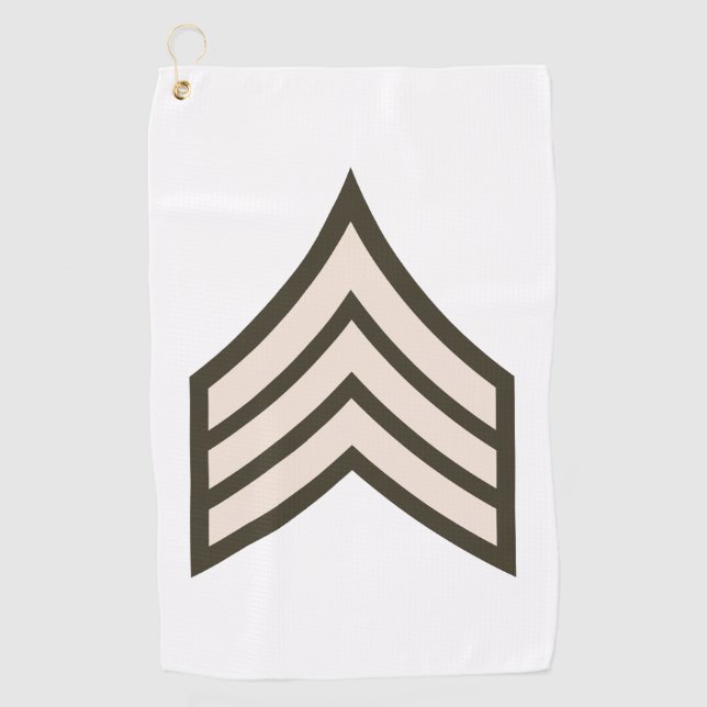 Serviette De Golf Army Sergeant rank (Devant)