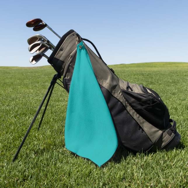 Serviette De Golf Arrière-plan texturé sarcelle visuellement calme e (Vert)