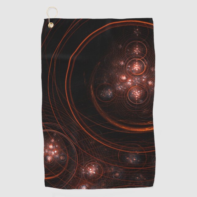 Serviette De Golf Art Abstrait Starlight (Devant)