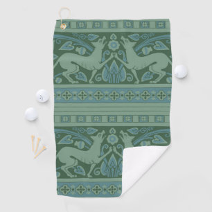 Serviette De Golf Art Déco Nouveau Chien Nature Motif animal
