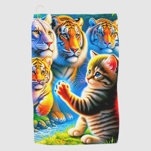 Serviette De Golf Art du chat