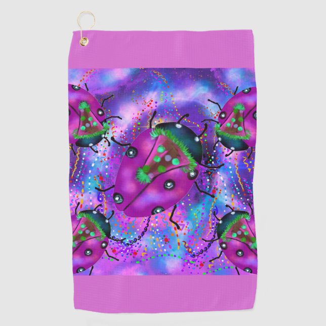 SERVIETTE DE GOLF ART LADYBUG (Devant)