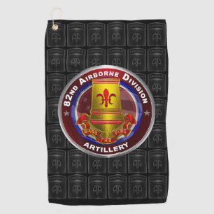 Serviette De Golf Artillerie de la 82e division aéroportée