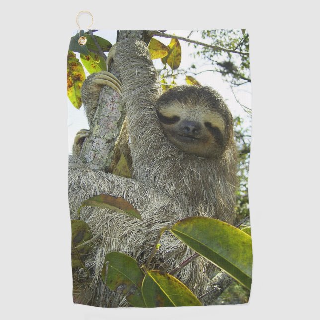 Serviette De Golf Assigne vers le haut d'un arbre (Devant)