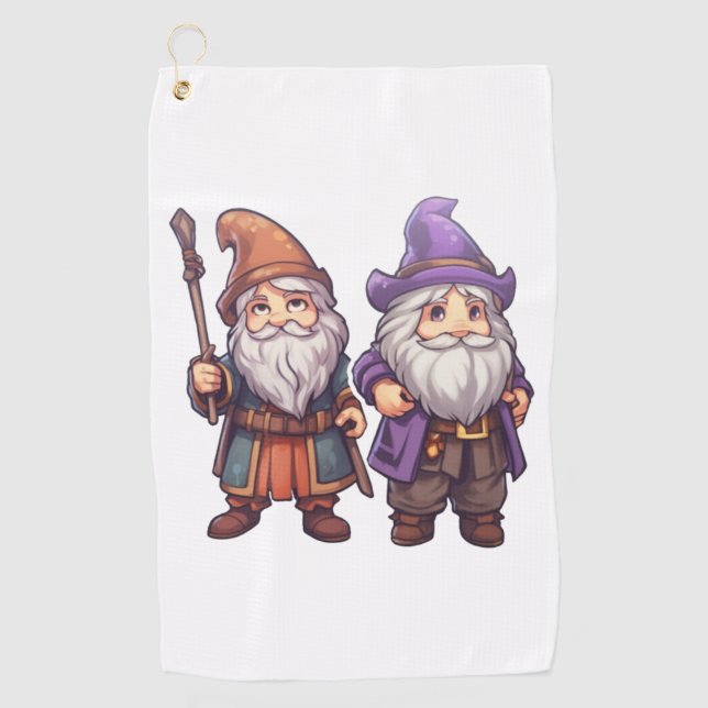 Serviette De Golf Assistants Gnome (Devant)