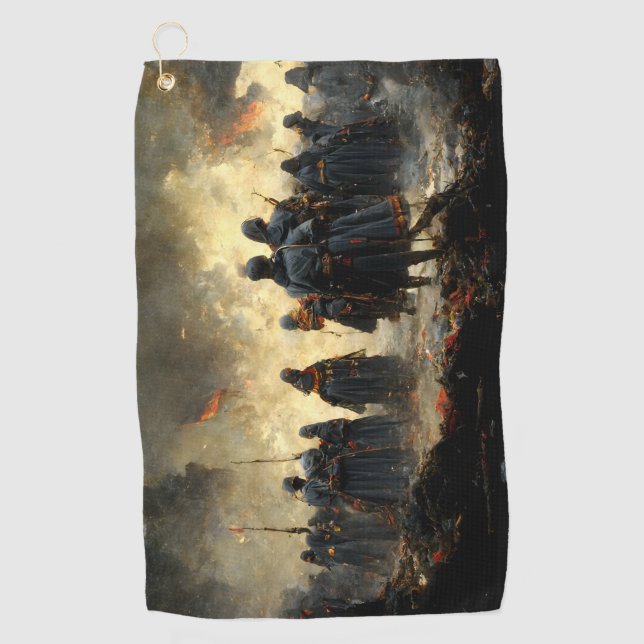 Serviette De Golf Attaquez l'endroit (Devant)