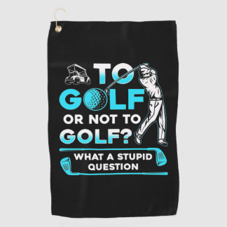 Serviette De Golf Au Golf Ou Pas Au Golf